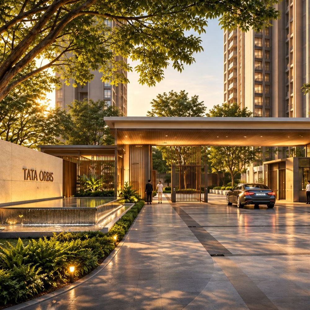Orbis Phase 1 grand entrance gate Ghansoli
