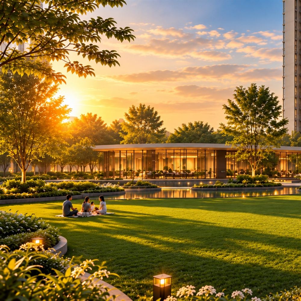 Orbis Phase 1 landscaped open garden